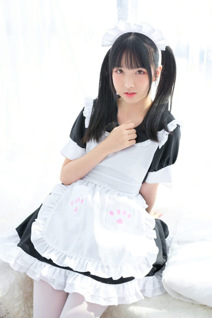 图片[2]-森萝财团 SSR系列 | 白丝黑丝JK女仆COS写真合集