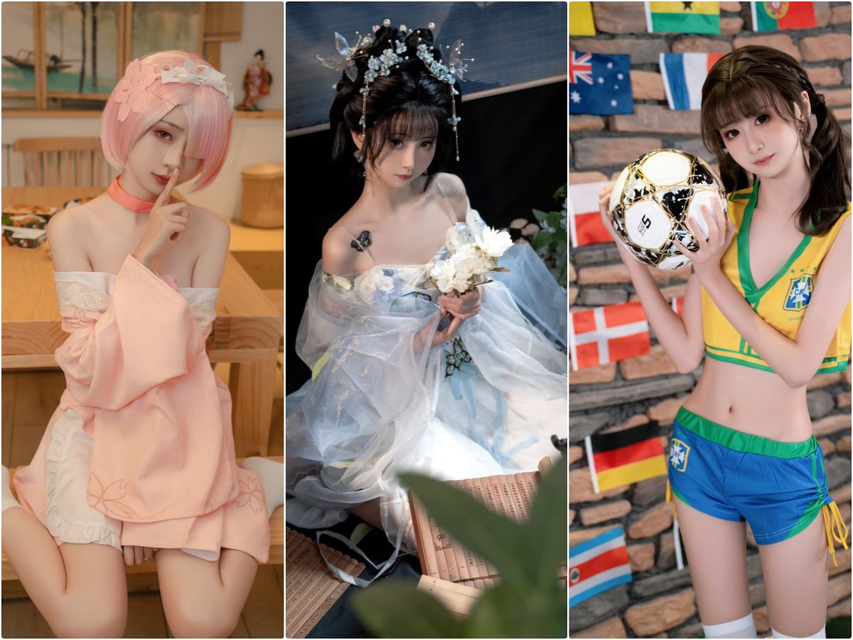 花音栗子&金鱼kinngyo 写真合集 34套-Coco萌域