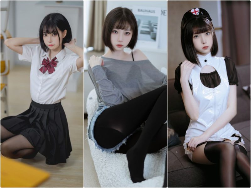 许岚 LAN Cosplay 写真合集|36 套高清图集全整理・制服系与纯欲风作品汇总